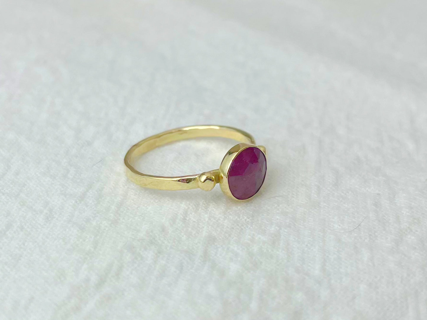 Carmen 14k Gold Sapphire Ring, Size 6