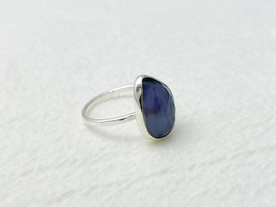 Twilight Silver Iolite Ring - Size 6.5
