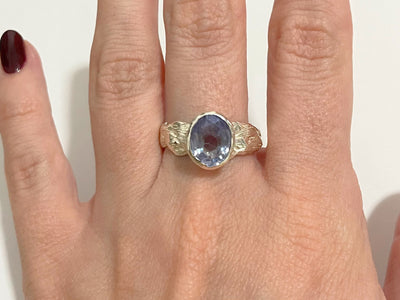 Twilight Muse – Silver Alexandrite Ring