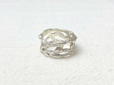 Erosion – Sculpted Silver Ring