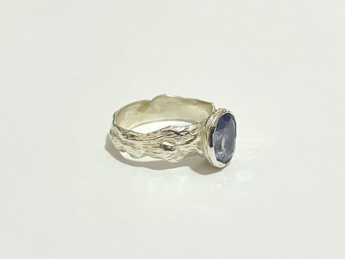 Twilight Muse – Silver Alexandrite Ring