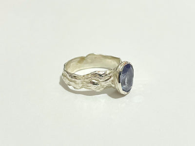 Twilight Muse – Silver Alexandrite Ring