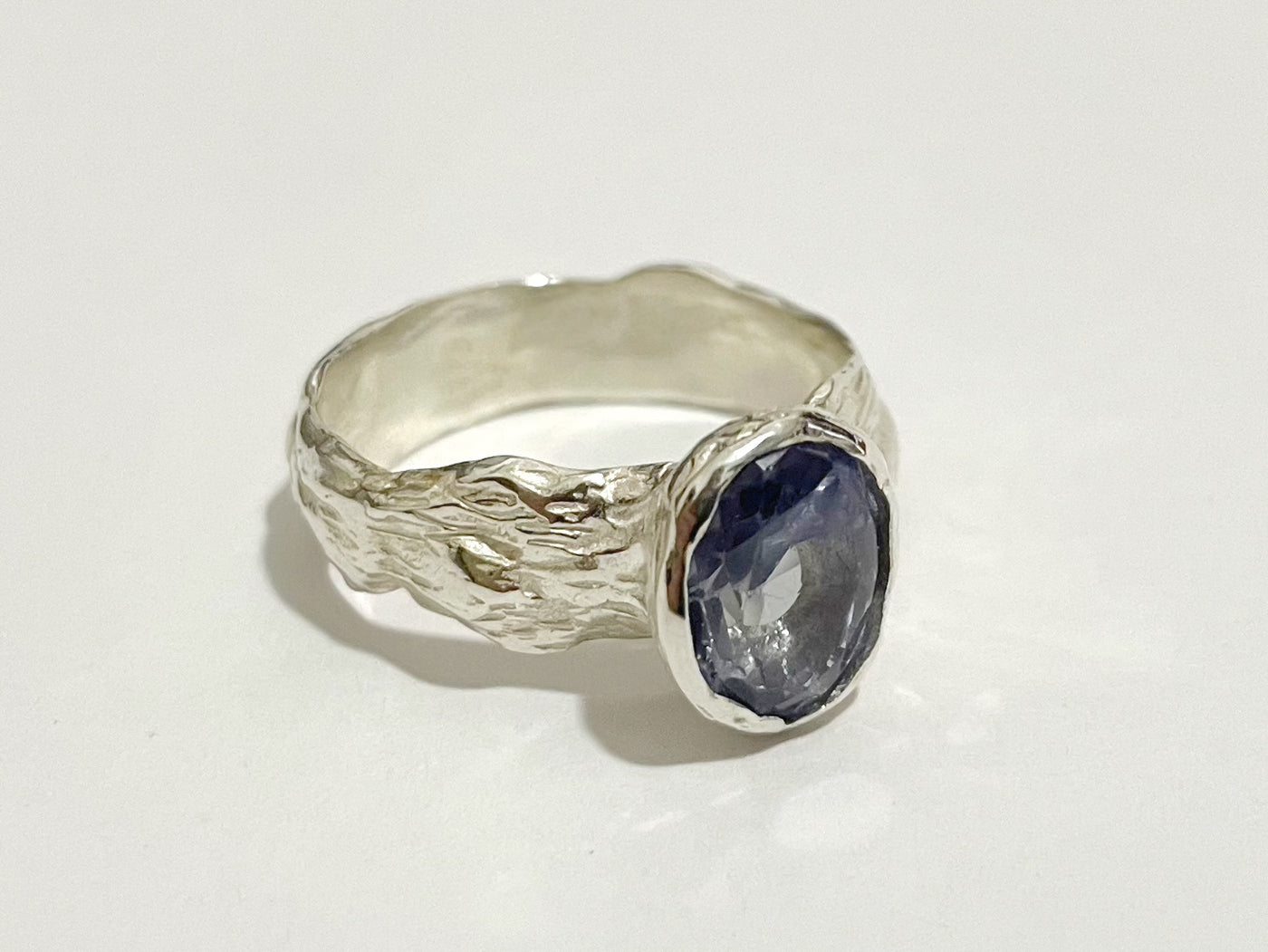 Twilight Muse – Silver Alexandrite Ring