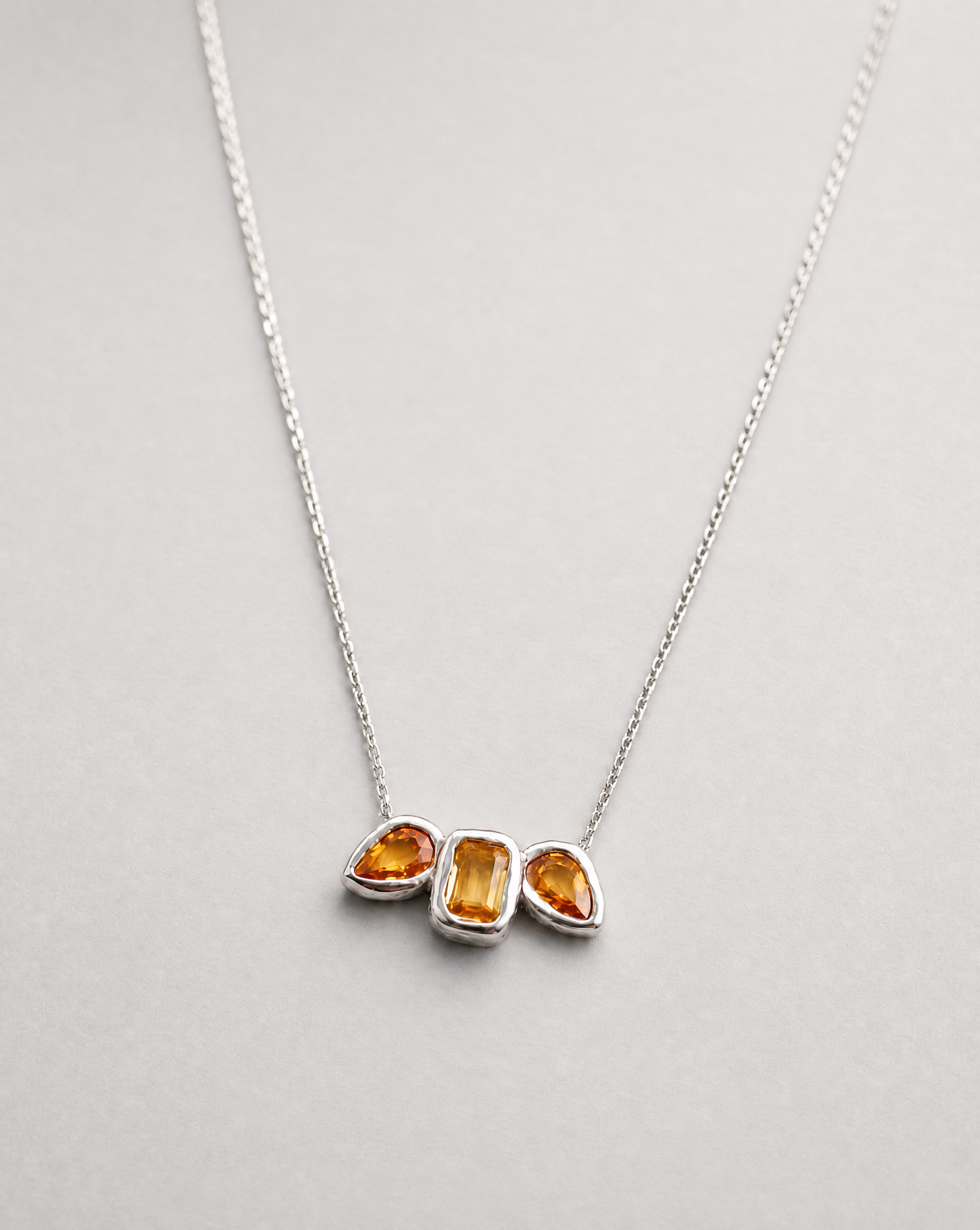 Nicolette 14K Gold Yellow Sapphire Necklace