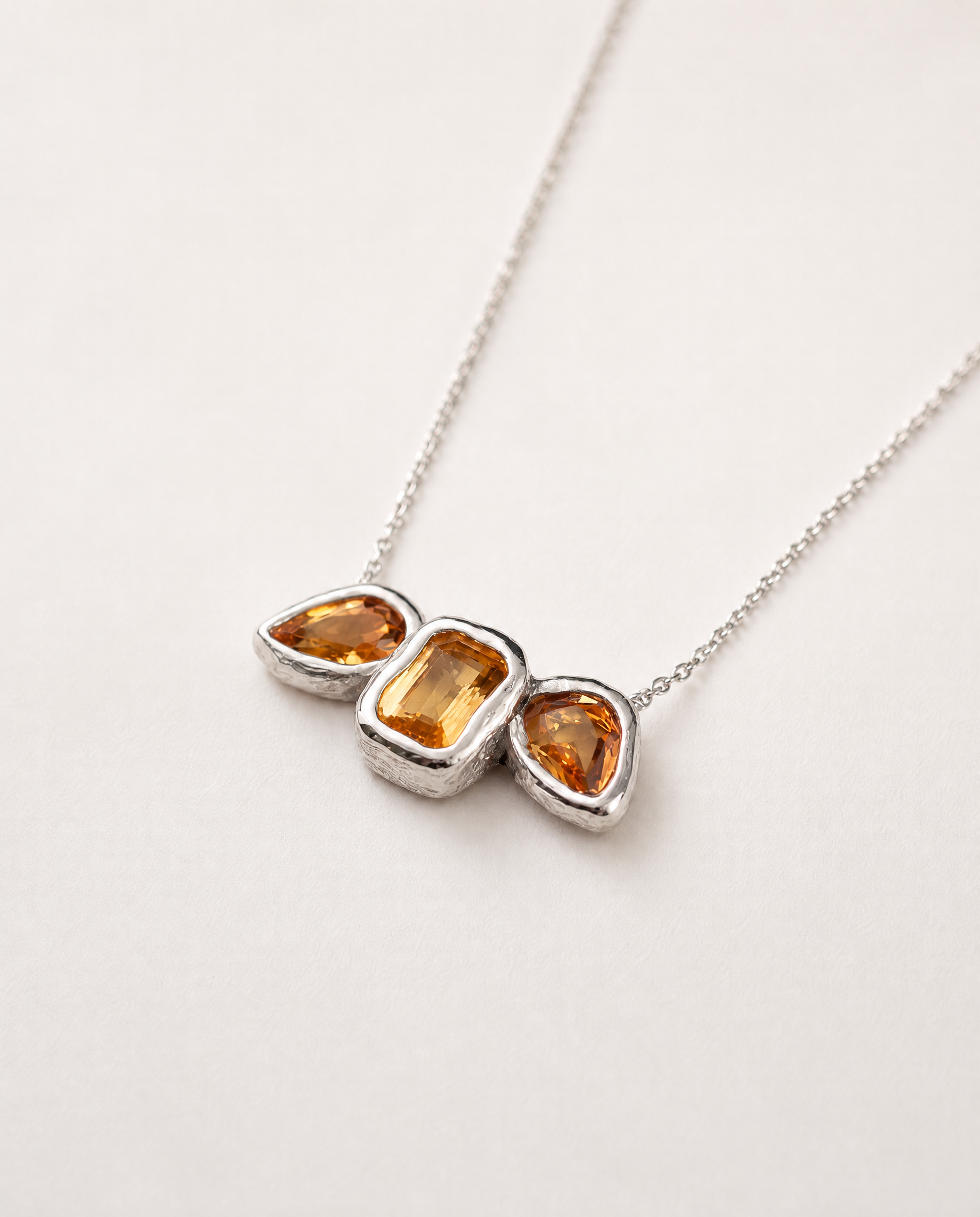 Nicolette 14K Gold Yellow Sapphire Necklace