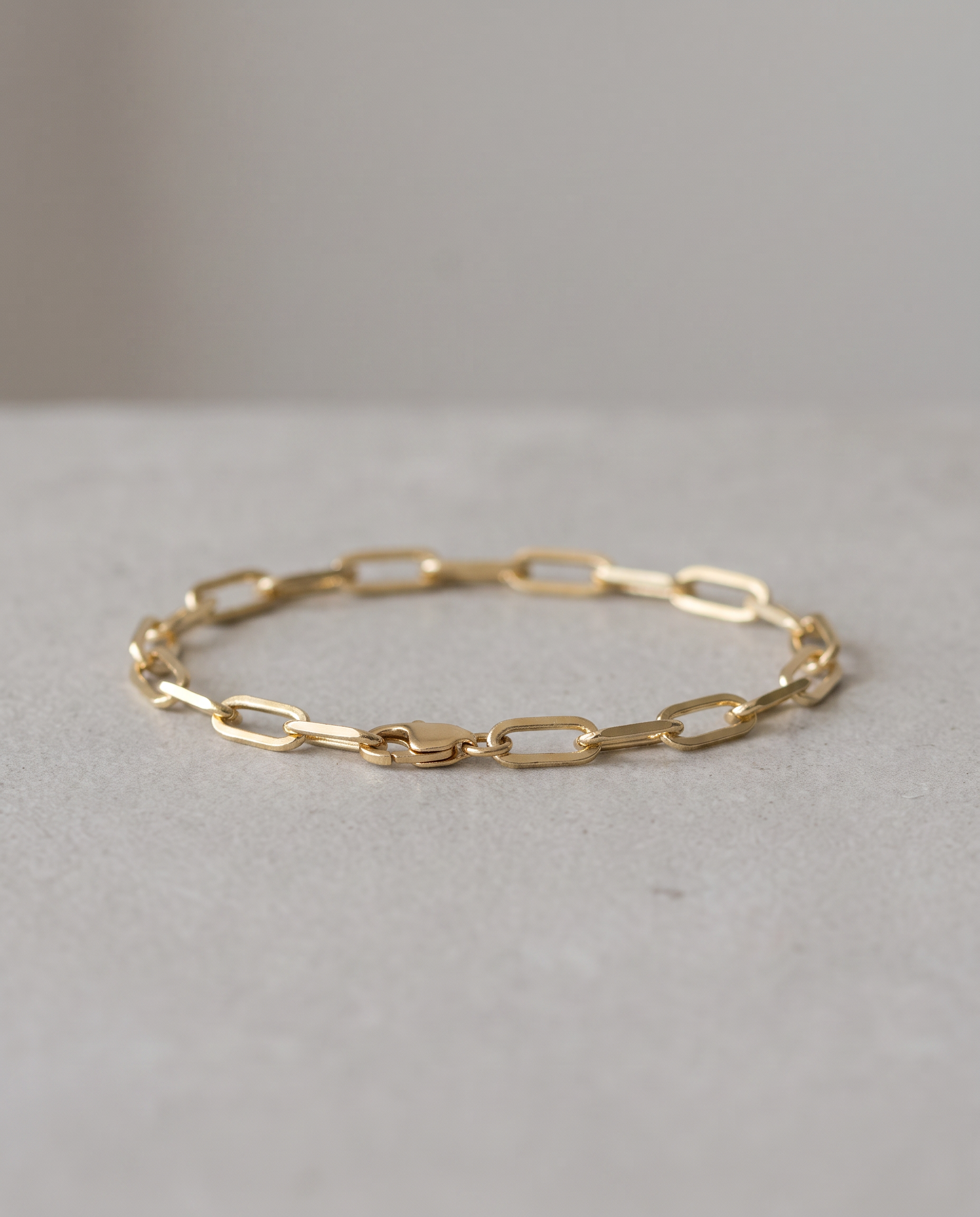 Claire 14K Paperclip Bracelet - Large