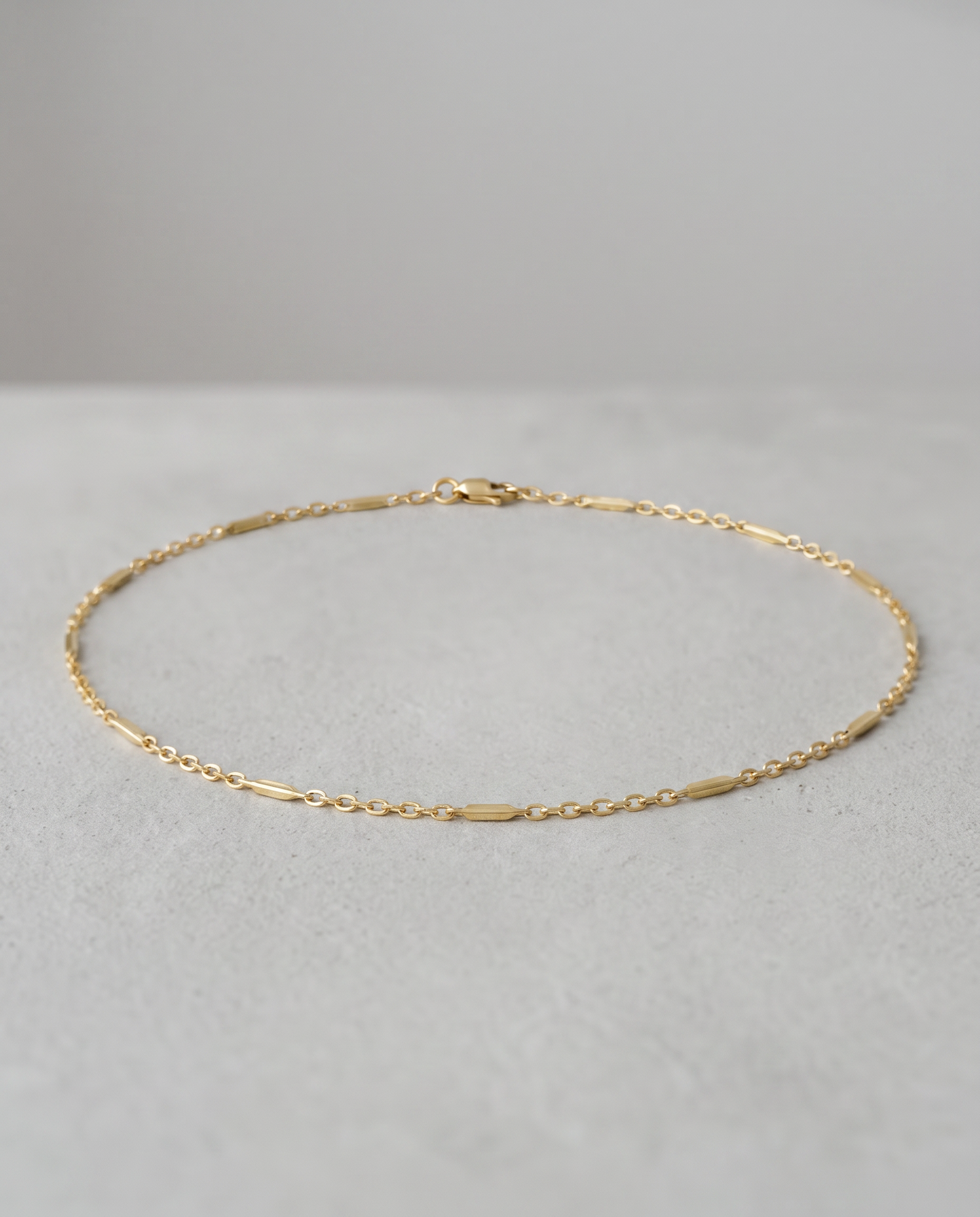 Janine 14K Gold Bar Chain Necklace