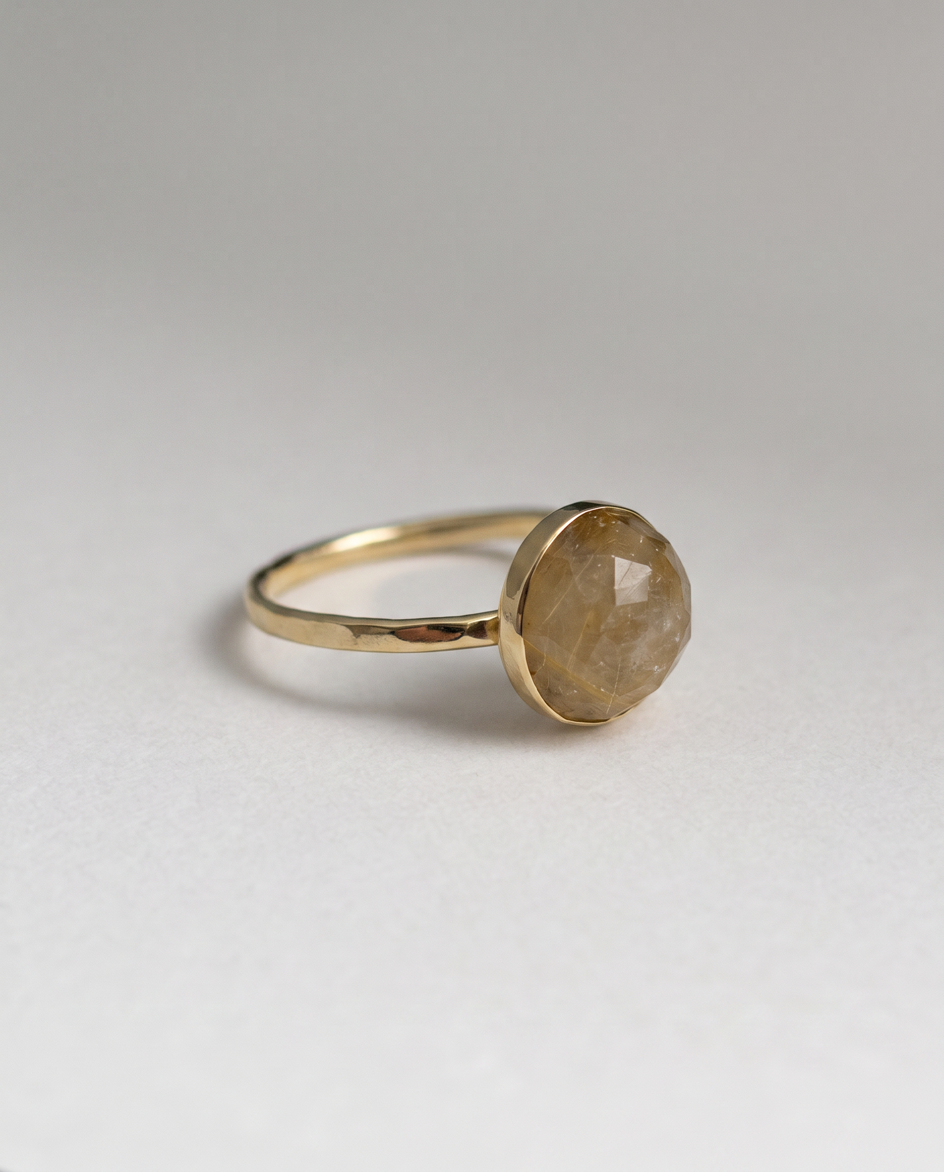 Laure 14K Gold Rutilated Quartz Ring - Size 7