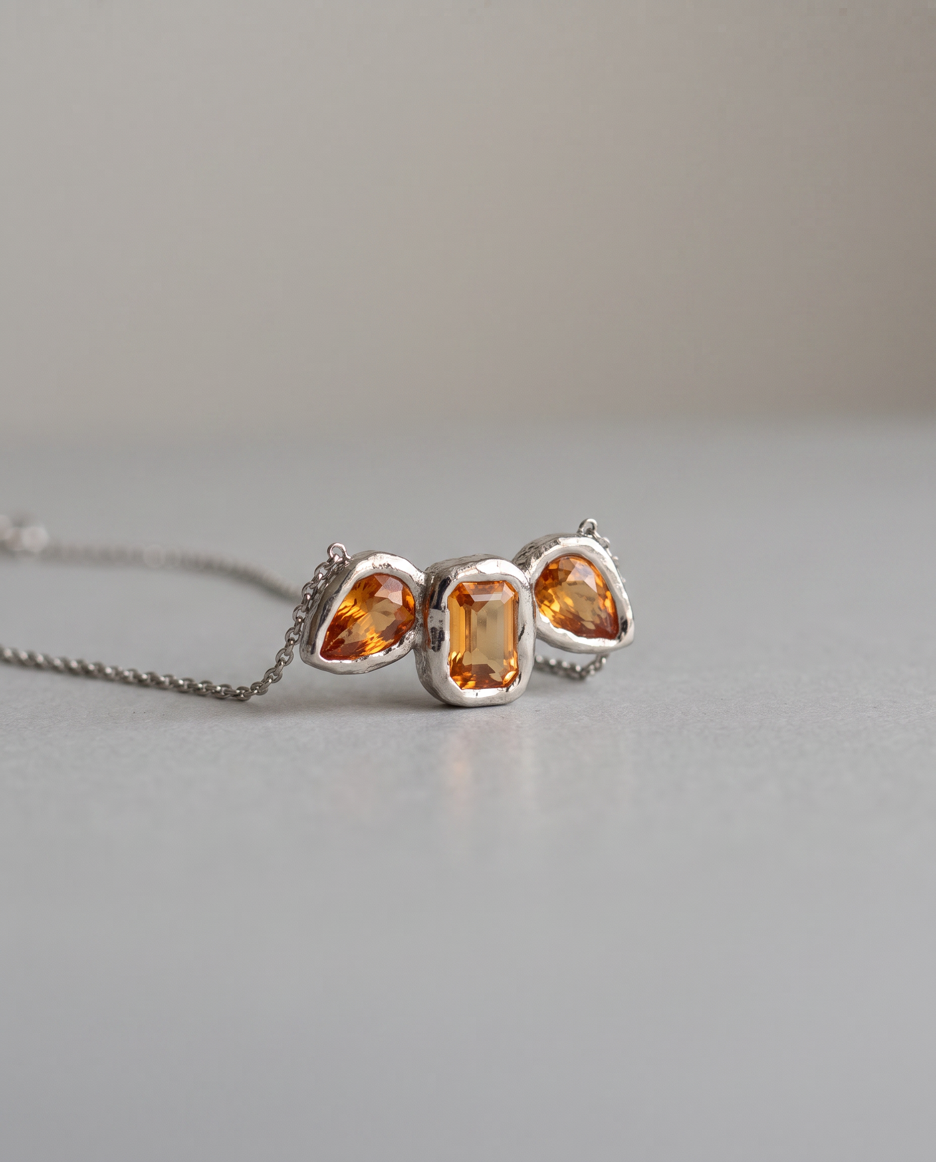 Nicolette 14K Gold Yellow Sapphire Necklace
