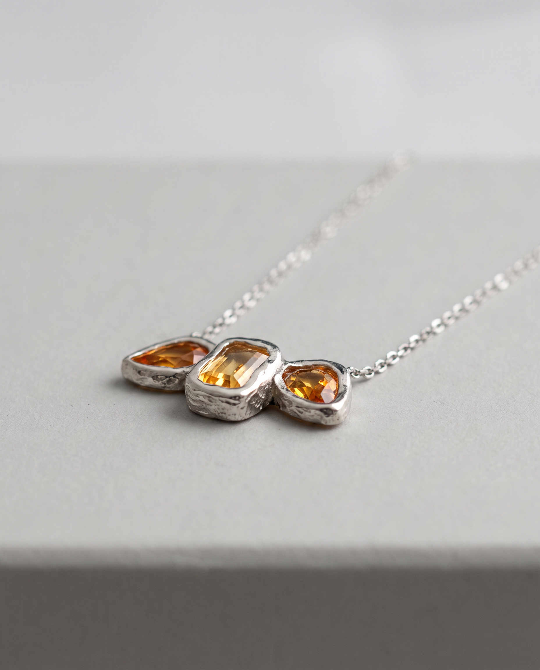 Nicolette 14K Gold Yellow Sapphire Necklace