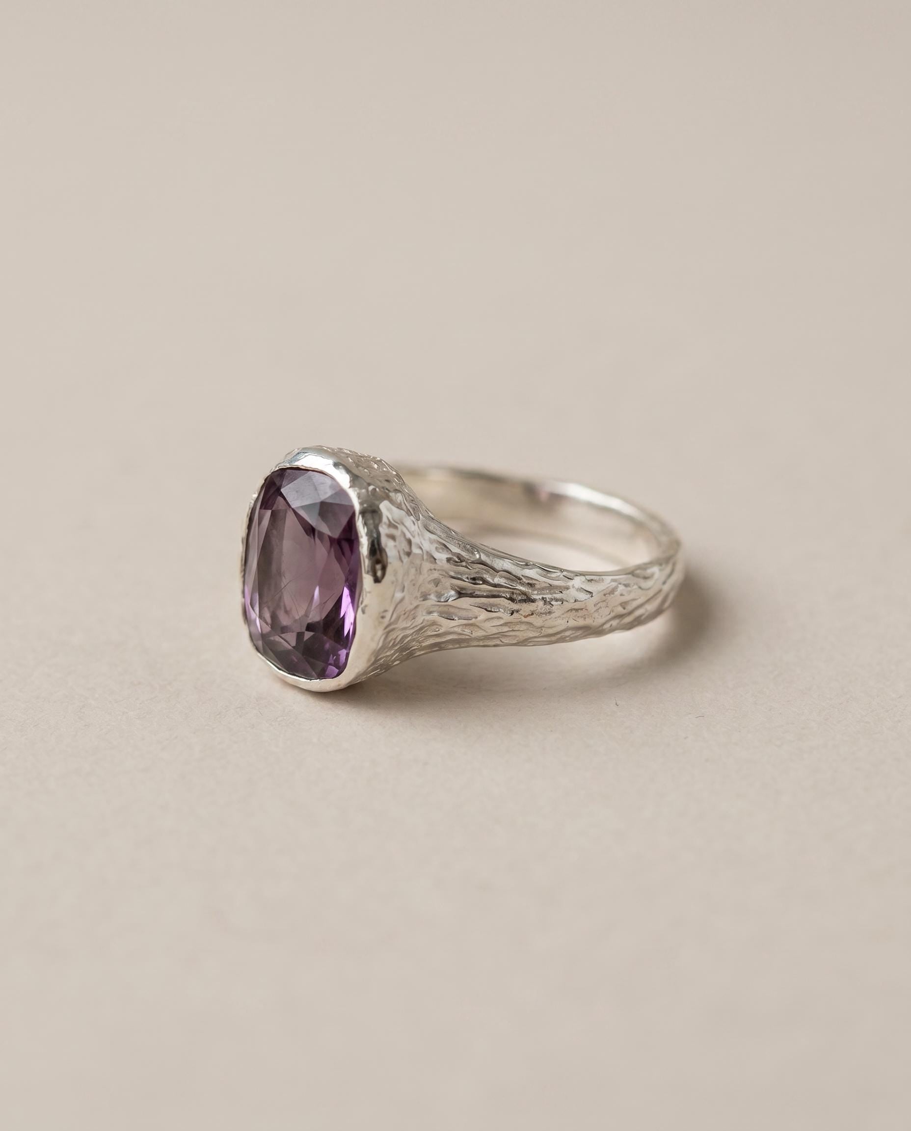 Aurora Sterling Silver Alexandrite Ring