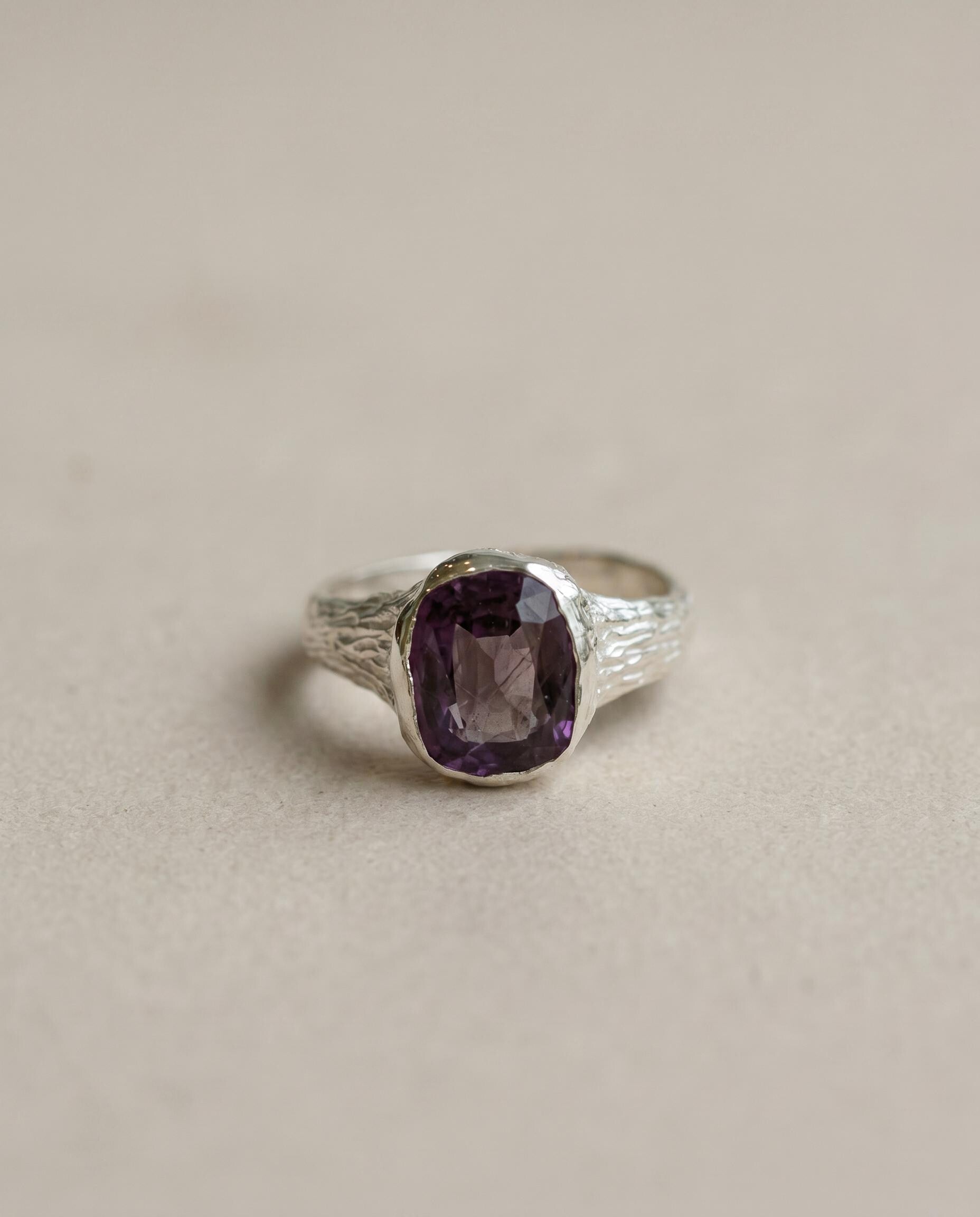 Aurora Sterling Silver Alexandrite Ring