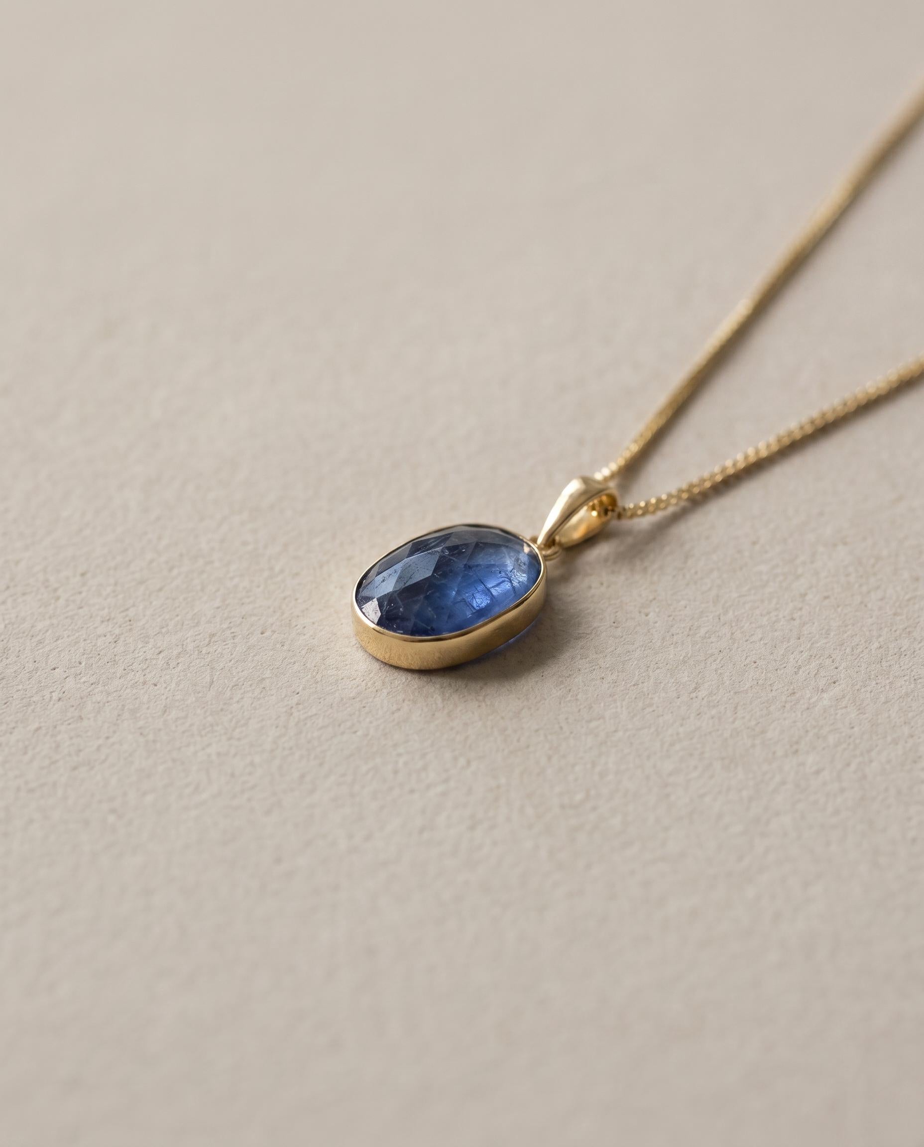 Henriette 14K Gold Iolite Necklace