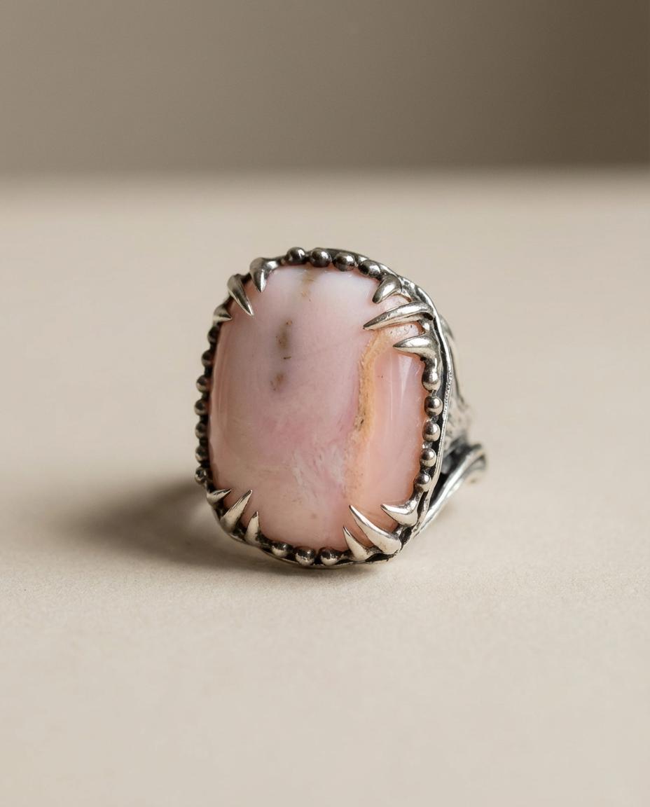 Valerie Sterling Silver Opal Ring