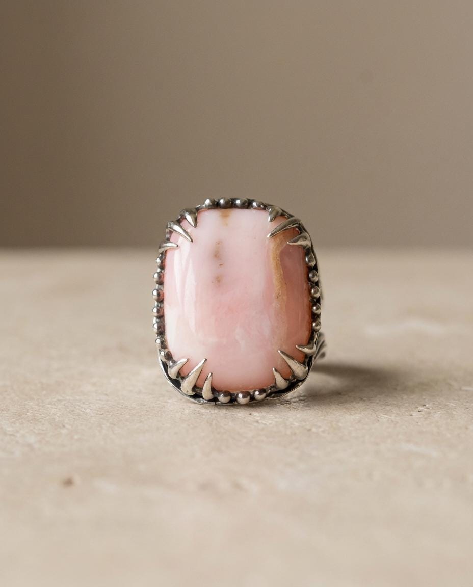 Valerie Sterling Silver Opal Ring