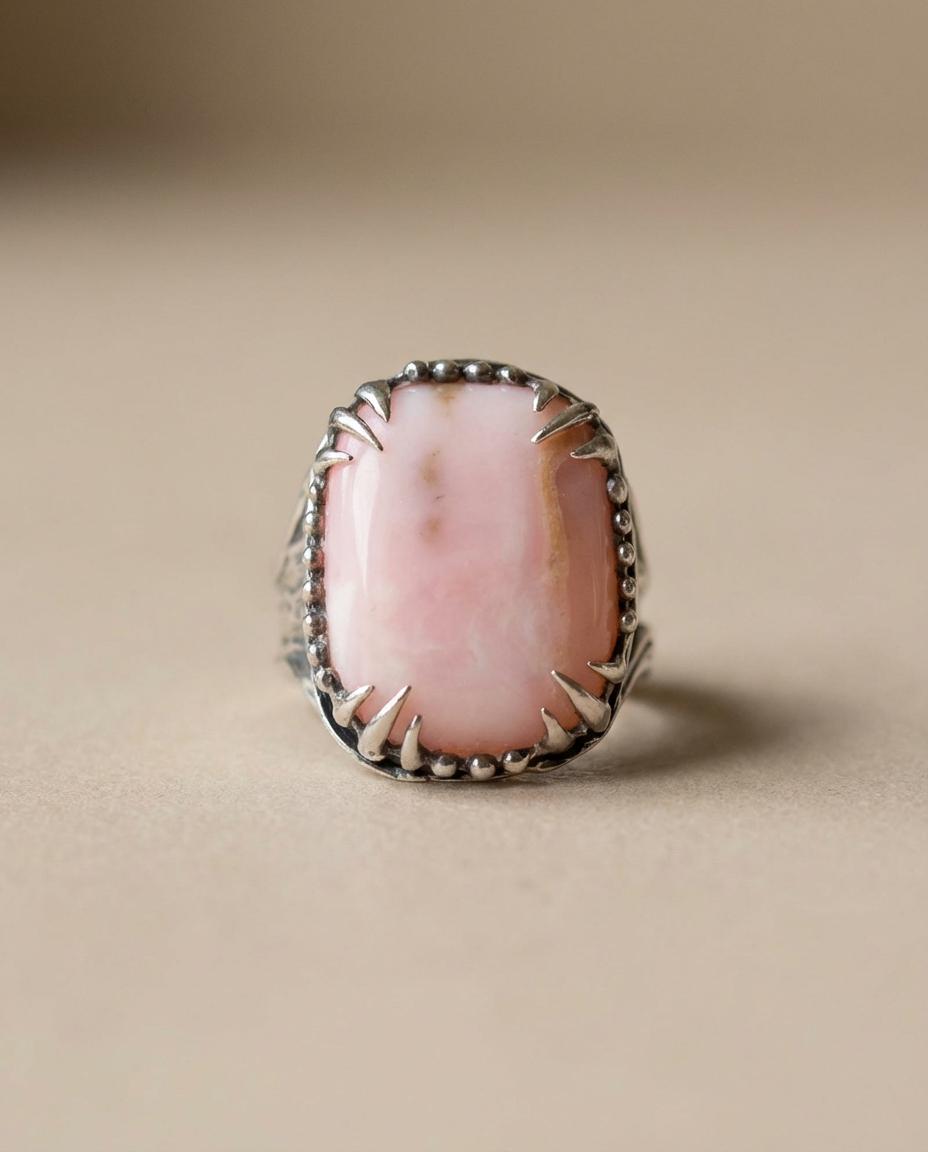 Valerie Sterling Silver Opal Ring
