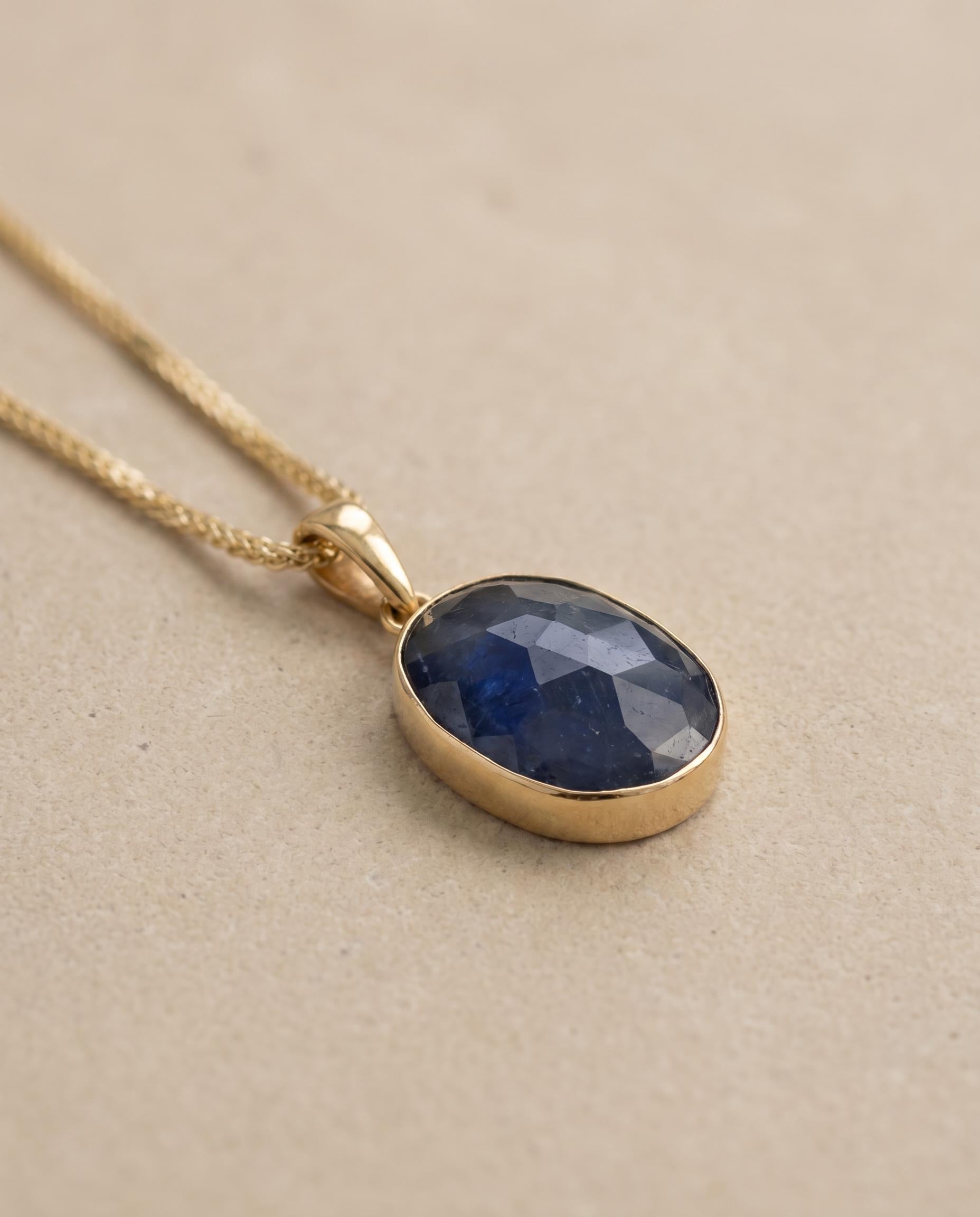 Henriette 14K Gold Iolite Necklace