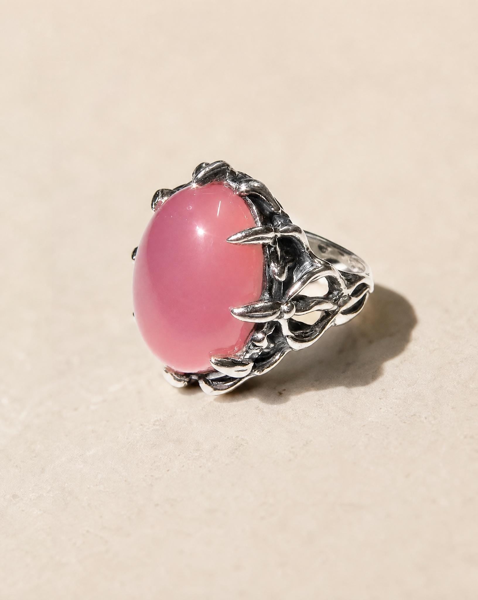 Valentine Sterling Silver Lavender Chalcedony Ring