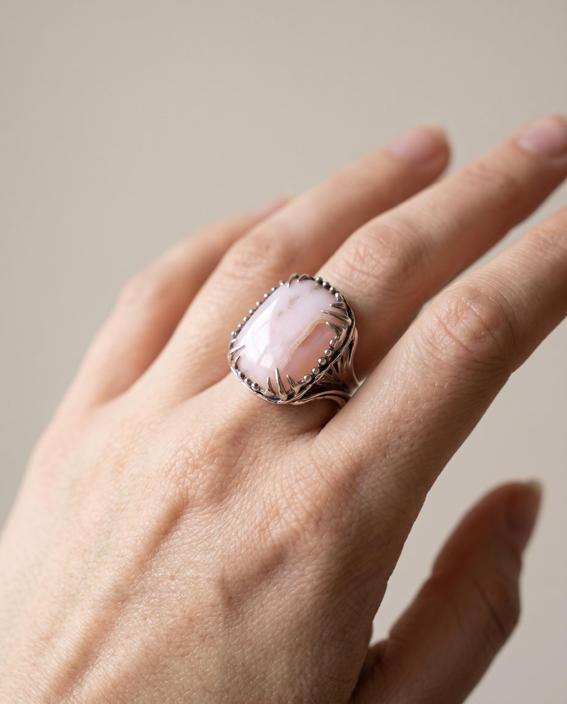 Valerie Sterling Silver Opal Ring
