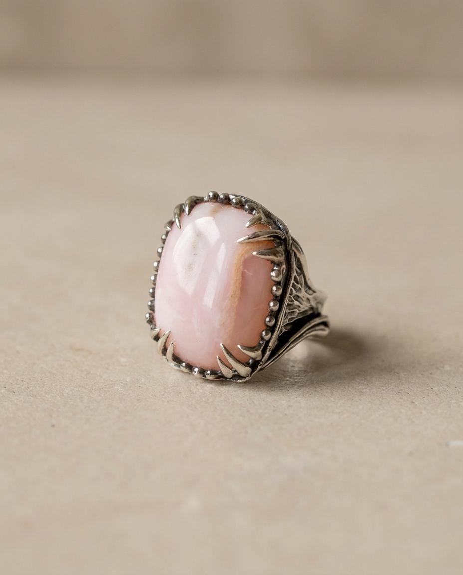 Valerie Sterling Silver Opal Ring