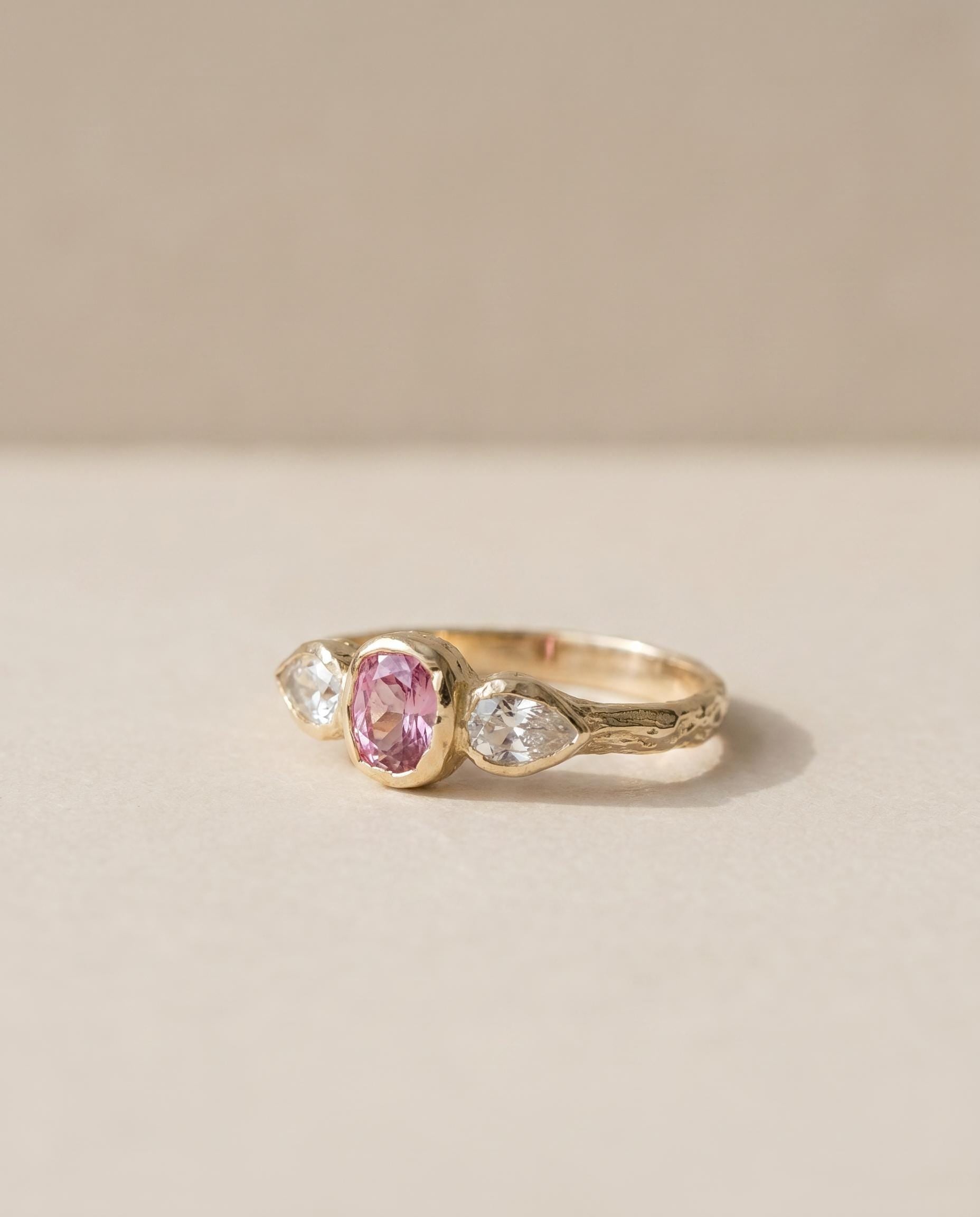 Angelique 14 Gold Sapphire Ring
