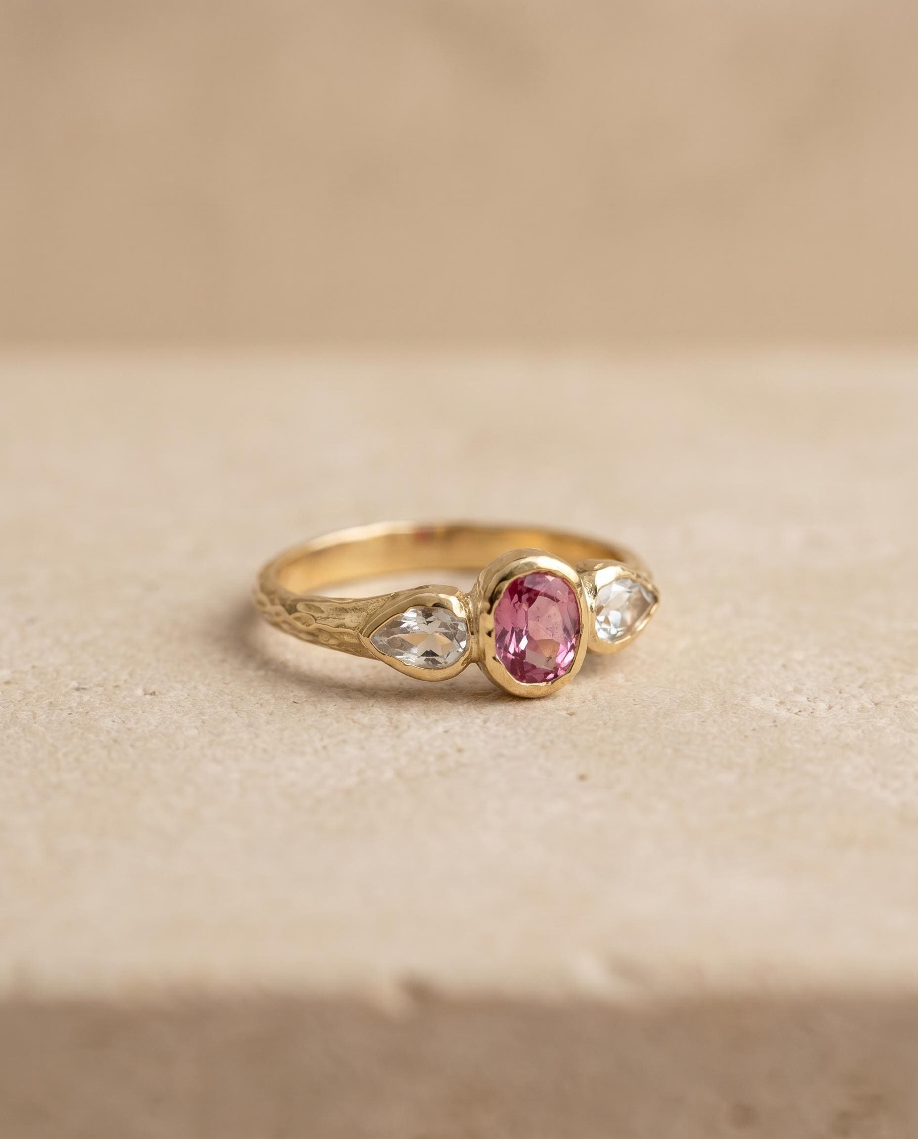 Angelique 14 Gold Sapphire Ring